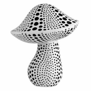 Accent Decor | Black Dots Mushroom Decorative Figure Accent Decor Accent Decor