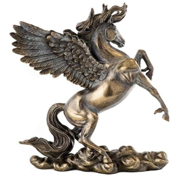 Accent Decor | Bronze Greek Flying Horse Pegasus Statue Accent Decor Accent Decor