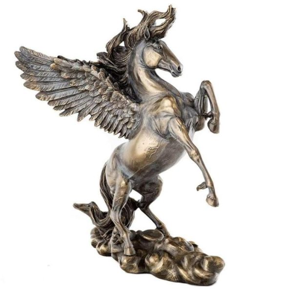 Accent Decor | Bronze Greek Flying Horse Pegasus Statue Accent Decor Accent Decor