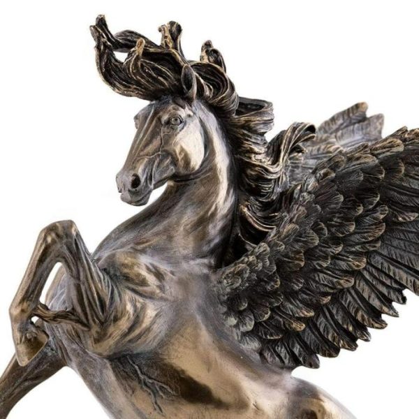 Accent Decor | Bronze Greek Flying Horse Pegasus Statue Accent Decor Accent Decor