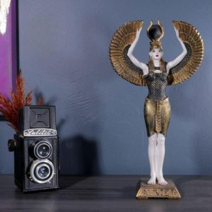 Accent Decor | Egyptian Goddess Isis Standing Sculpture Accent Decor Accent Decor