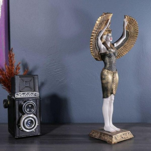 Accent Decor | Egyptian Goddess Isis Standing Sculpture Accent Decor Accent Decor