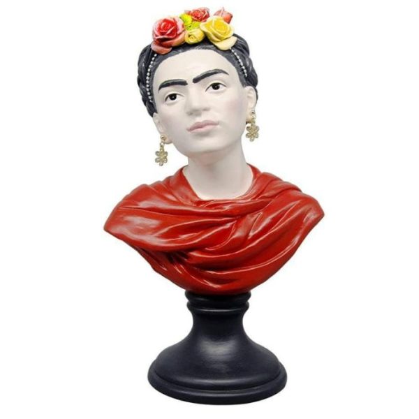 Accent Decor | Frida Kahlo Statue Bust Sculpture Accent Decor Accent Decor