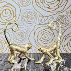 Accent Decor | Golden Walking Monkey Accent Decor Accent Decor