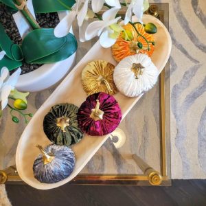 Accent Decor | Royal Velvet Pumpkins Set Of 6 Accent Decor Accent Decor