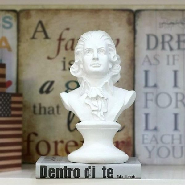 Accent Decor | Wolfgang Amadeus Mozart Bust Sculpture Accent Decor Accent Decor