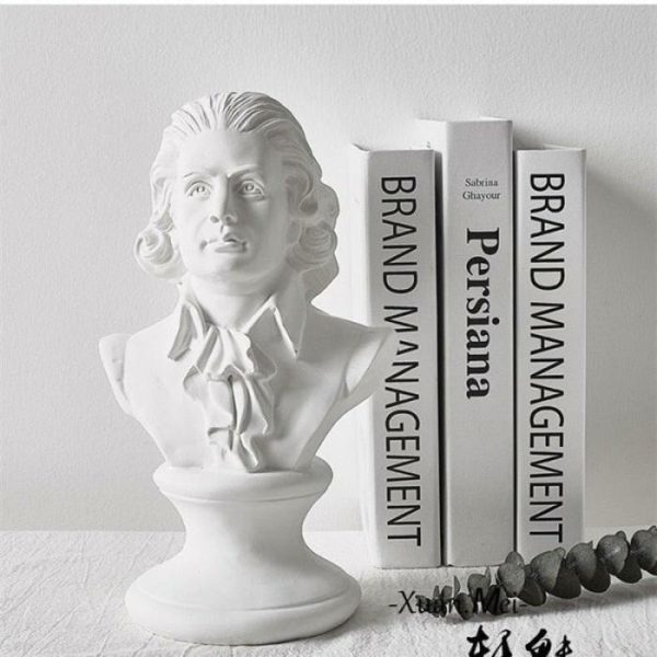 Accent Decor | Wolfgang Amadeus Mozart Bust Sculpture Accent Decor Accent Decor