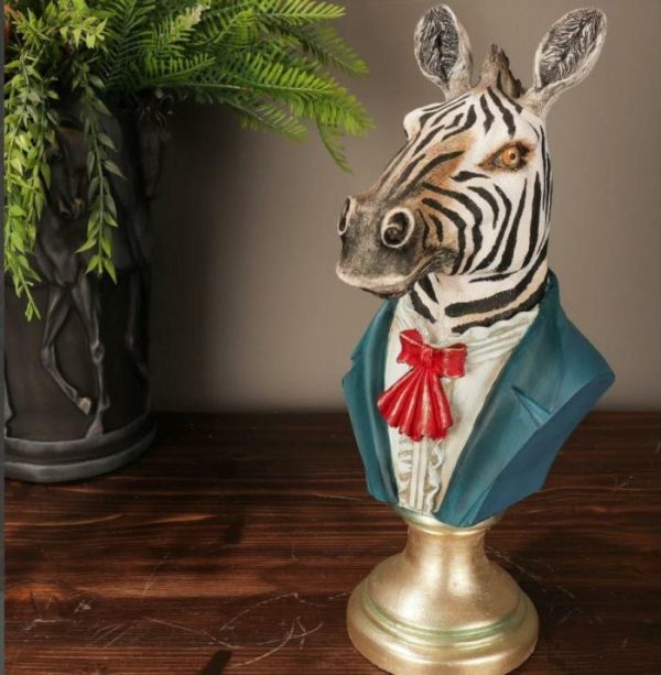 Accent Decor | Zebra In Tuxedo Statue Accent Decor Accent Decor