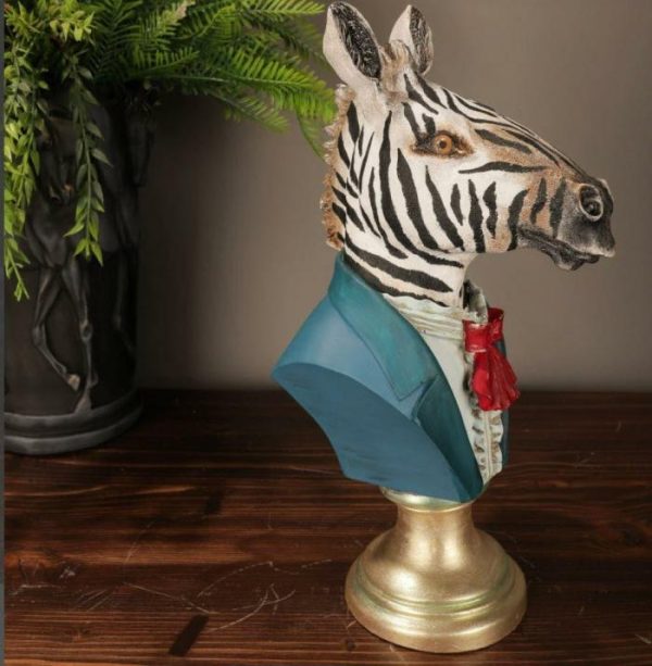 Accent Decor | Zebra In Tuxedo Statue Accent Decor Accent Decor