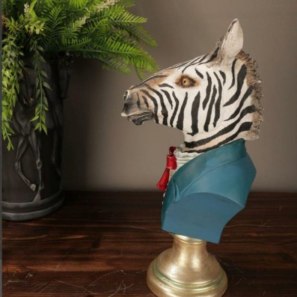 Accent Decor | Zebra In Tuxedo Statue Accent Decor Accent Decor