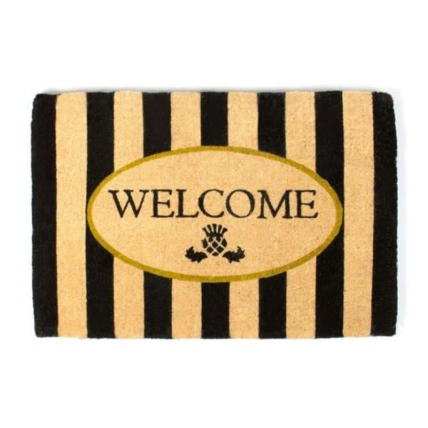 Accent Rugs | Awning Stripe Welcome Mat Accent Rugs Accent Rugs