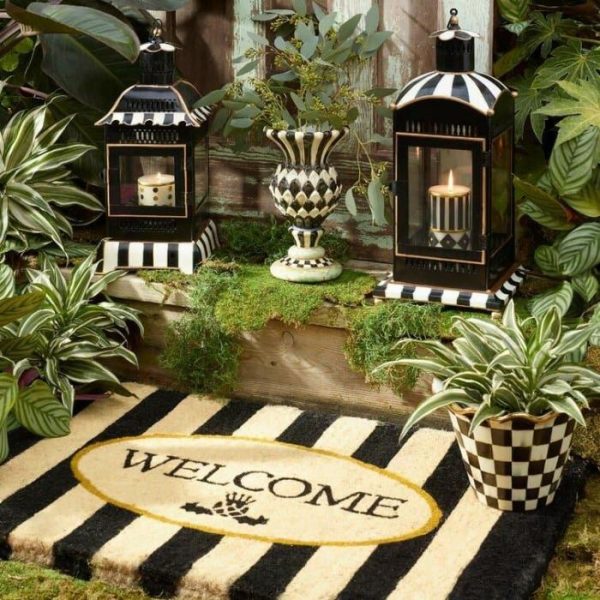 Accent Rugs | Awning Stripe Welcome Mat Accent Rugs Accent Rugs