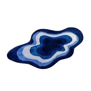 Accent Rugs | Blue Cloud Shaped Accent Rug Accent Rugs Accent Rugs