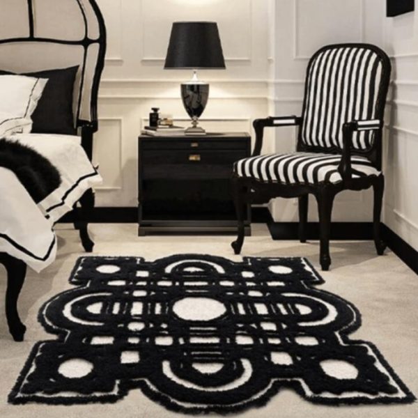 Accent Rugs | Garden Of The Night Tufted Area Rug, 3.3′ x 3.3′ Accent Rugs Accent Rugs