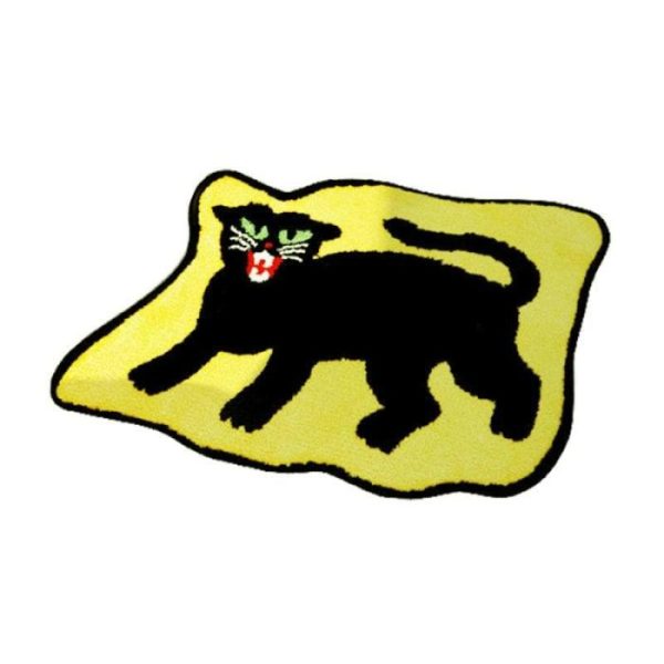 Accent Rugs | Grumpy Black Cat Accent Rug Accent Rugs Accent Rugs