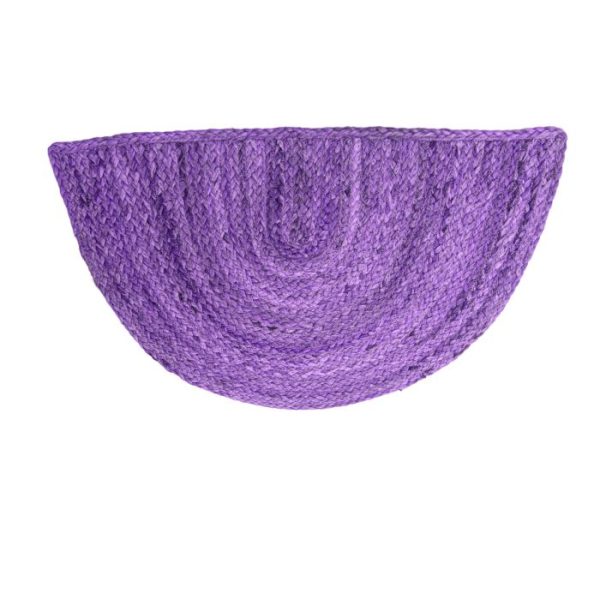 Accent Rugs | Purple Semi Circle Accent Jute Rug Accent Rugs Accent Rugs