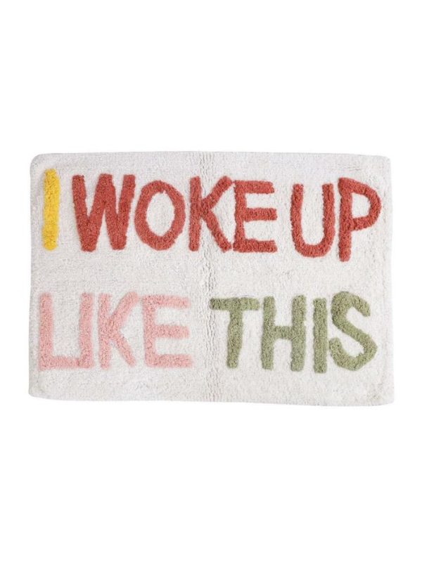 Bath | I Woke Up Like This Hand Tufted Cotton Bath Rug Bath Bath