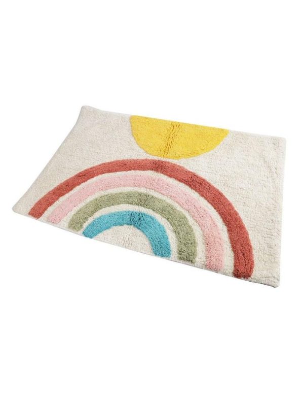 Bath Mats | Rainbow Design Hand Tufted Cotton Bath Mat Bath Mats Bath Mats