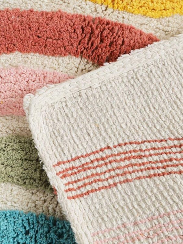 Bath Mats | Rainbow Design Hand Tufted Cotton Bath Mat Bath Mats Bath Mats