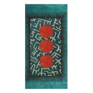 Bath | Modern Oriental Maze Bath Towel, 30" × 60" Bath Bath