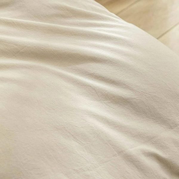 Bedding | 100% Cotton Duvet Cover Set – Cream, Twin US Bedding Bedding