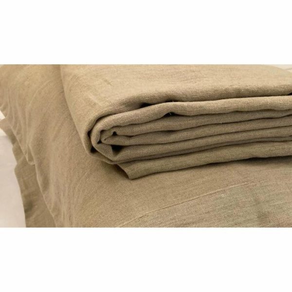 Bedding | 100% Pure Linen Duvet Cover Set – Natural Beige, Twin US Bedding Bedding