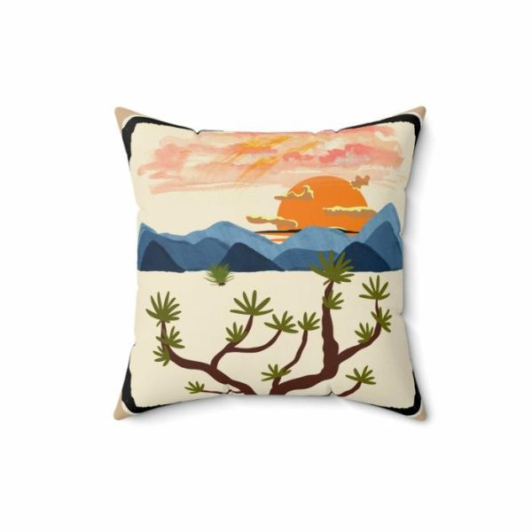 Bedding | Arizona Summer Desert Printed Throw Pillow Bedding Bedding