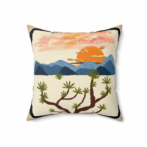 Bedding | Arizona Summer Desert Printed Throw Pillow Bedding Bedding