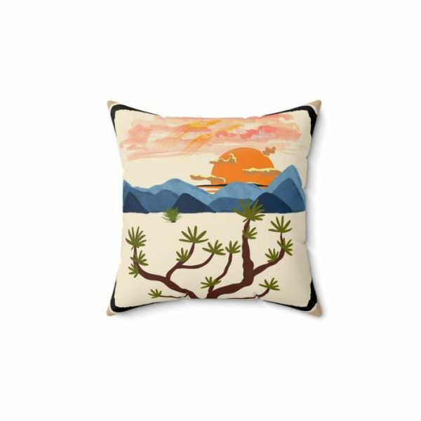 Bedding | Arizona Summer Desert Printed Throw Pillow Bedding Bedding