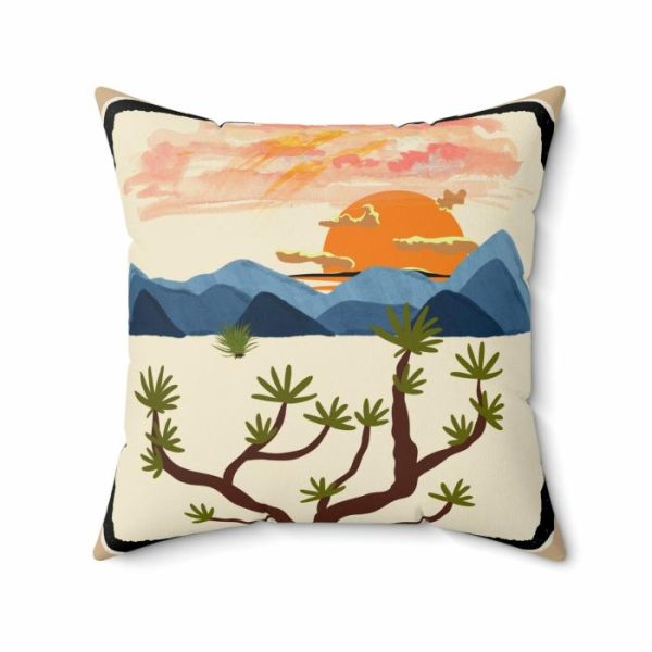 Bedding | Arizona Summer Desert Printed Throw Pillow Bedding Bedding