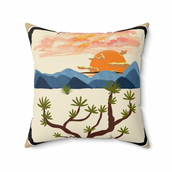 Bedding | Arizona Summer Desert Printed Throw Pillow Bedding Bedding