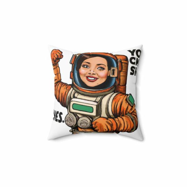 Bedding | Female Astronaut On Mars Printed Throw Pillow Bedding Bedding