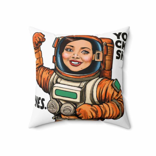 Bedding | Female Astronaut On Mars Printed Throw Pillow Bedding Bedding