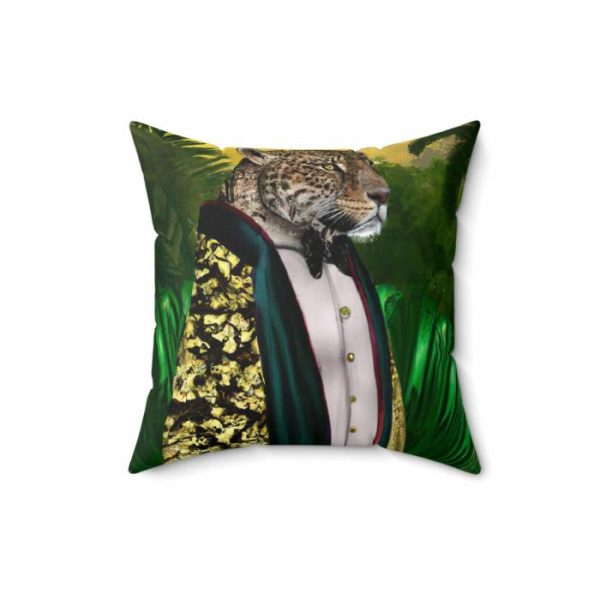 Bedding | Jungle King Portrait Printed Throw Pillow Bedding Bedding