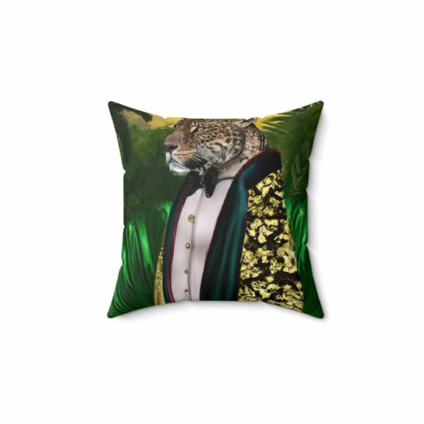 Bedding | Jungle King Portrait Printed Throw Pillow Bedding Bedding