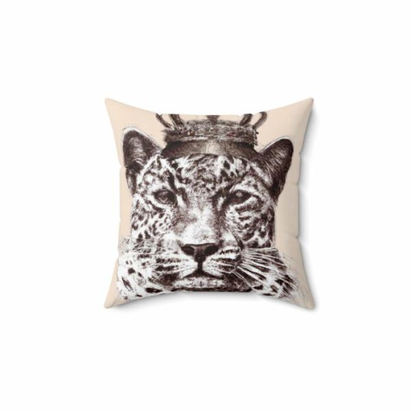 Bedding | King Of Jungle Portrait Printed Throw Pillow Bedding Bedding