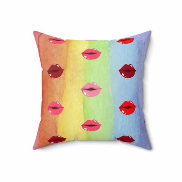 Bedding | Sexy Red Lips Printed Throw Pillow Bedding Bedding