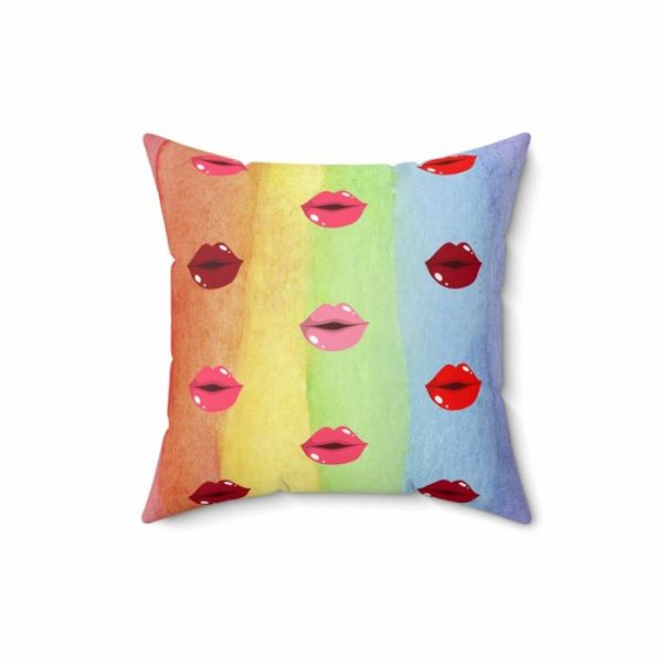 Bedding | Sexy Red Lips Printed Throw Pillow Bedding Bedding