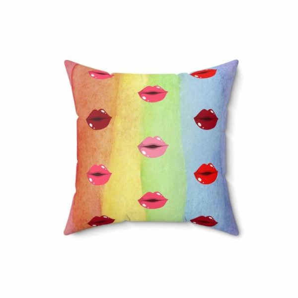 Bedding | Sexy Red Lips Printed Throw Pillow Bedding Bedding