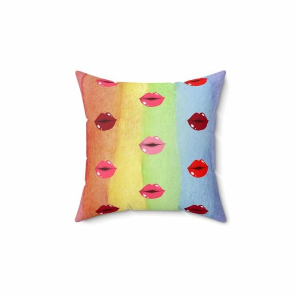 Bedding | Sexy Red Lips Printed Throw Pillow Bedding Bedding