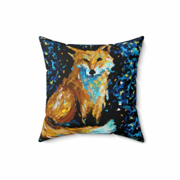 Bedding | Watercolor Foxy Portrait Printed Throw Pillow Bedding Bedding