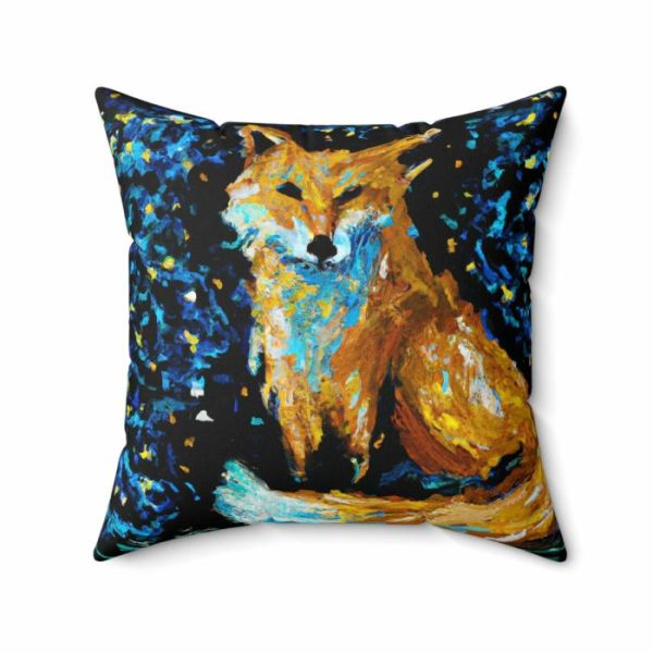 Bedding | Watercolor Foxy Portrait Printed Throw Pillow Bedding Bedding