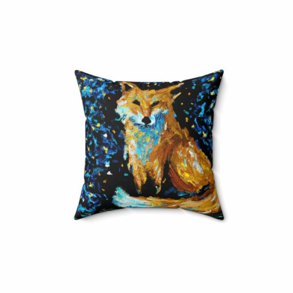 Bedding | Watercolor Foxy Portrait Printed Throw Pillow Bedding Bedding