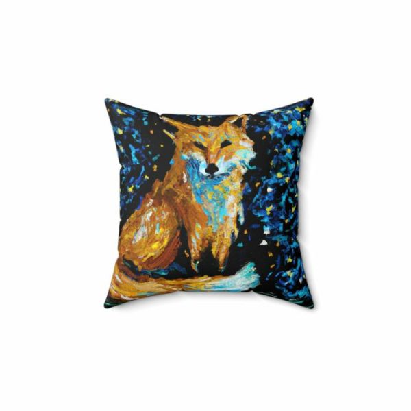 Bedding | Watercolor Foxy Portrait Printed Throw Pillow Bedding Bedding