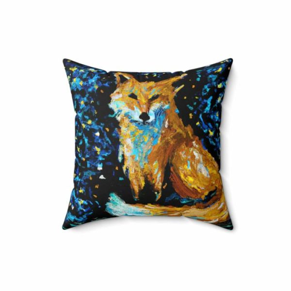 Bedding | Watercolor Foxy Portrait Printed Throw Pillow Bedding Bedding