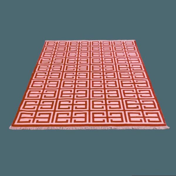 Cotton Rugs | Handmade Chindian Dhurrie Cotton Reversible Rug – Red, 2′ x 3′ Cotton Rugs Cotton Rugs