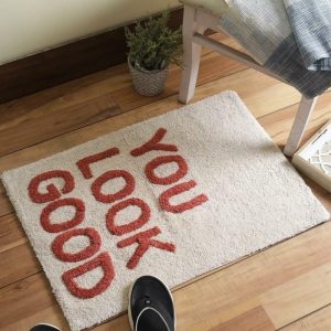 Cotton Rugs | You Look Good Hand-Tufted Cotton Bath Rug Bath Mats Bath Mats