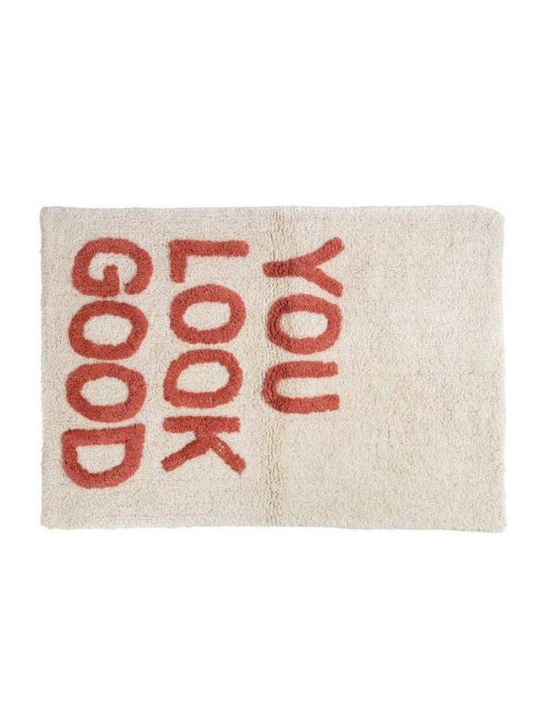 Cotton Rugs | You Look Good Hand-Tufted Cotton Bath Rug Bath Mats Bath Mats