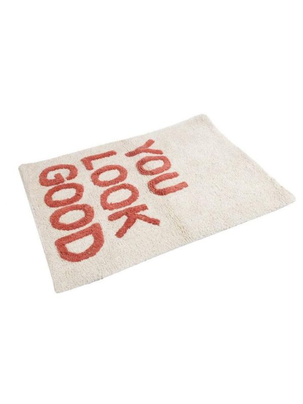 Cotton Rugs | You Look Good Hand-Tufted Cotton Bath Rug Bath Mats Bath Mats