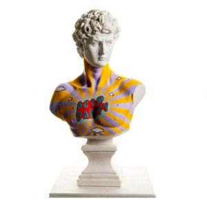 Davids’ Busts | David’s Bust Acid Party Contemporary Art Sculpture Accent Decor Accent Decor